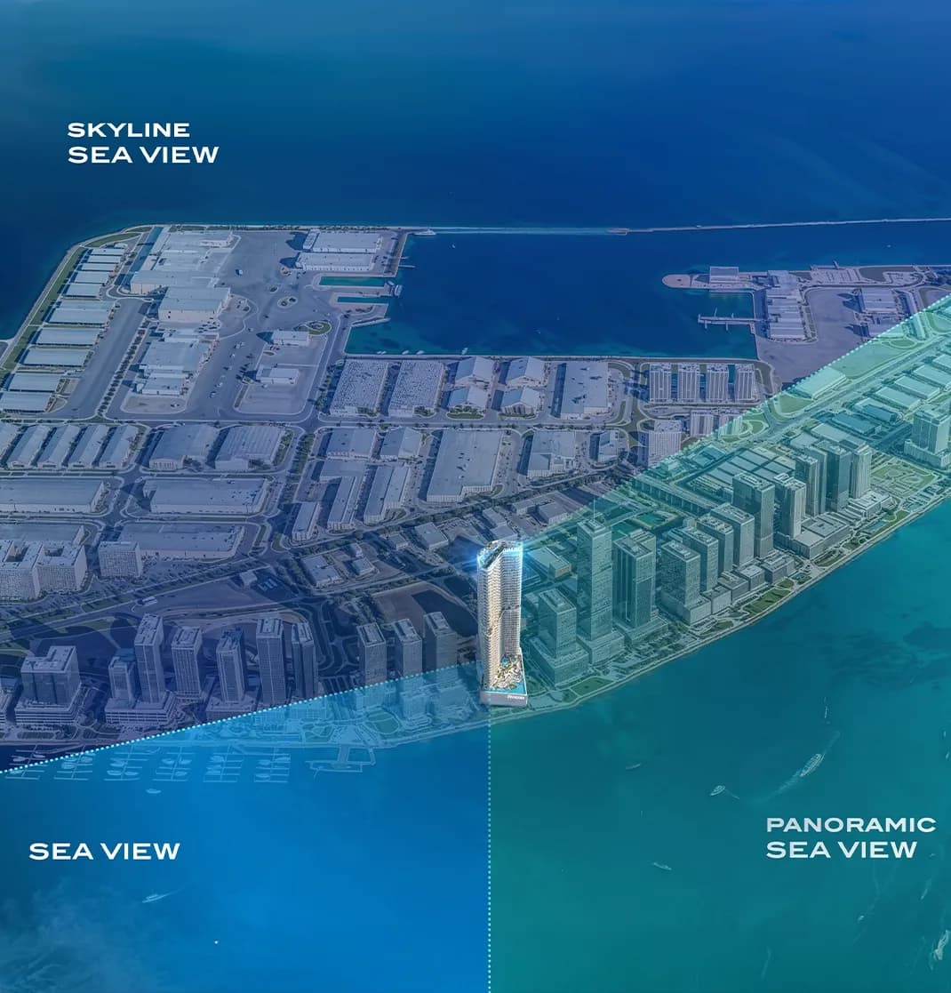 Dubai Maritime City Aerial View